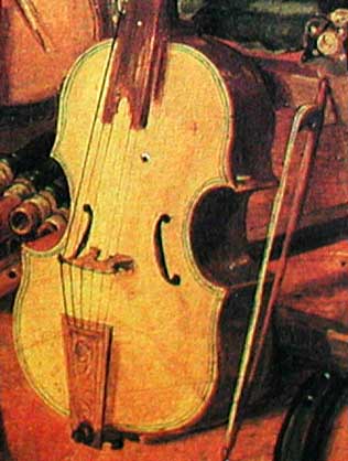 Breughel: Bridge on viol ca. 1600