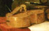 Bridge on a treble viola da gamba: Louis XIV (c. 1700)