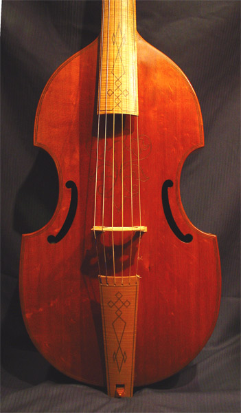 Viola da gamba after John Rose (1580) built by John Pringle, London