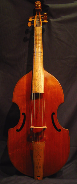 Viola da gamba after John Rose (1580) built by John Pringle, London